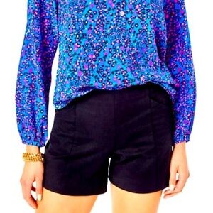 NWT Lilly Pulitzer 5" Arabeth Stretch Short in Onyx- Size 4